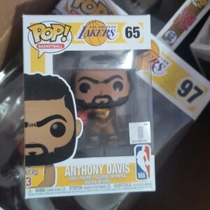Funko Pop! Lakers Anthony Davis Figure - Yellow and Purple